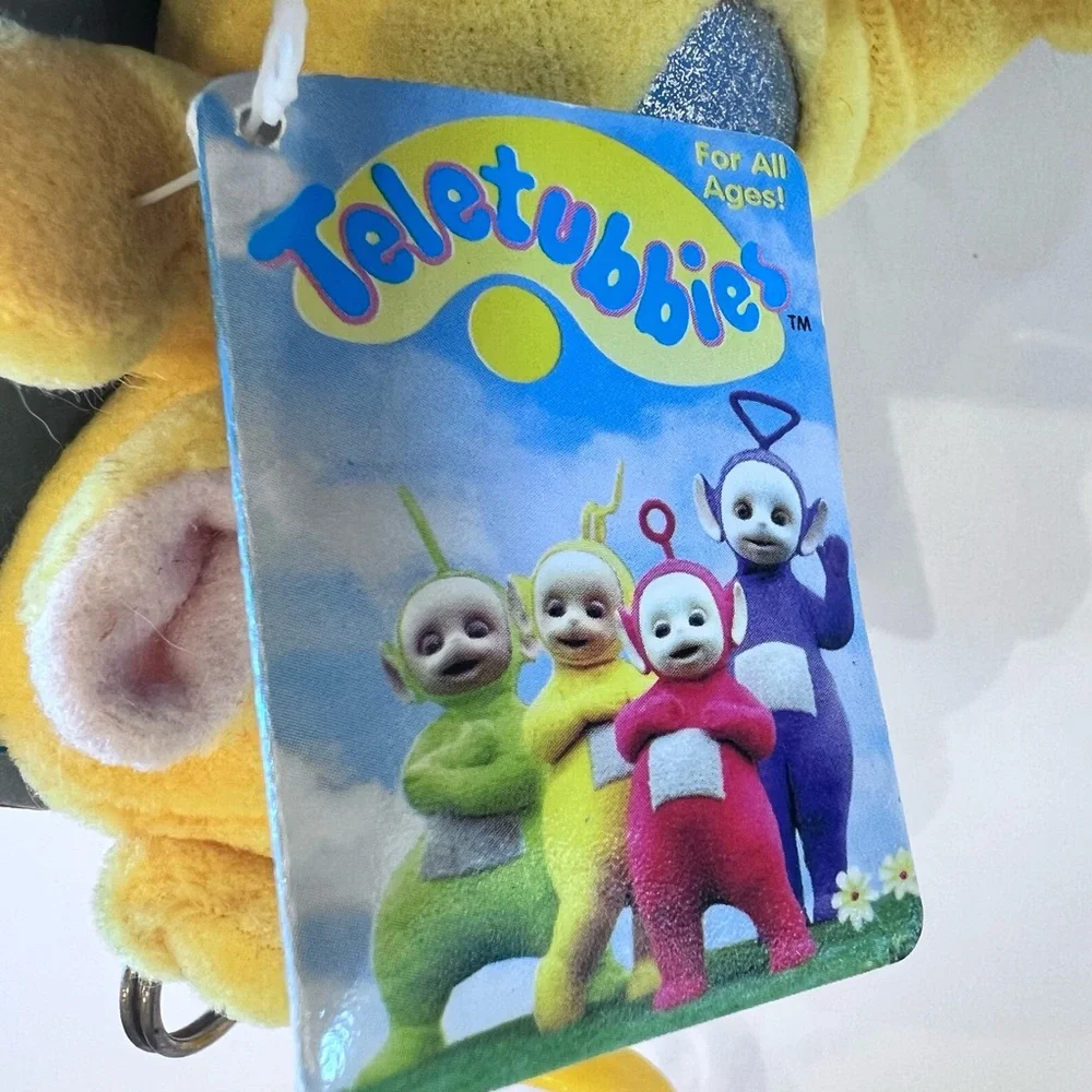 Laa-Laa Yellow Teletubbies Vintage Clip on in original packaging & tags